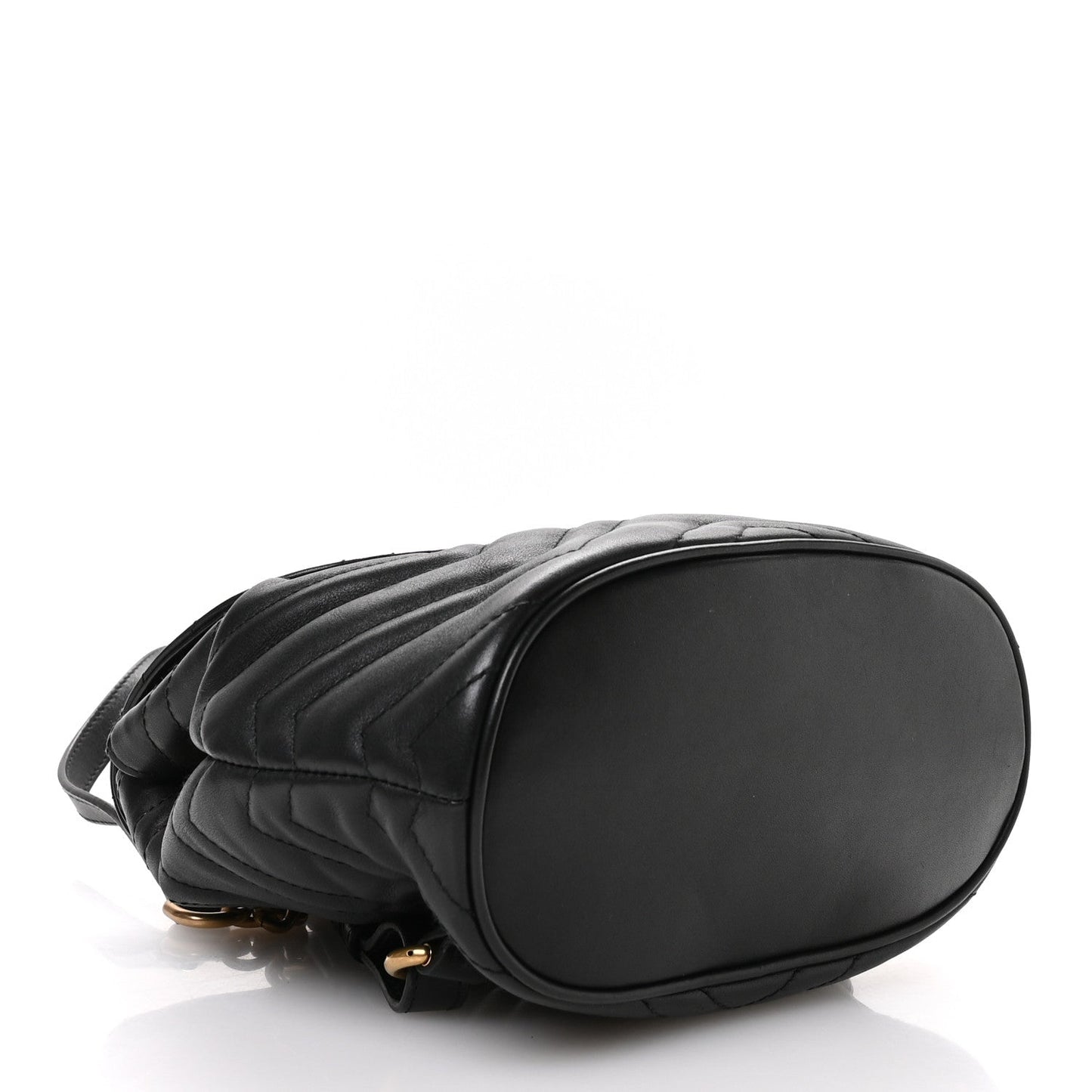 Calfskin Matelasse GG Marmont Flap Backpack Black