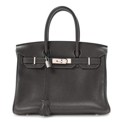 Taurillon Clemence Birkin 30 Graphite