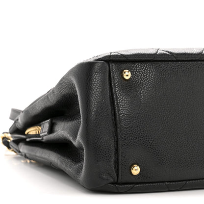 Caviar Quilted CC Timeless Soft Tote Black