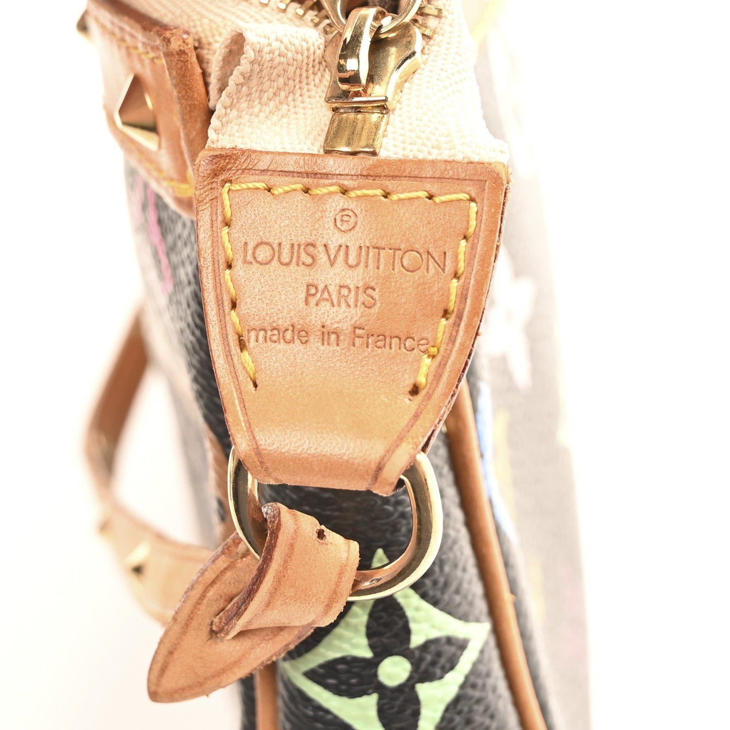 Monogram Multicolor Pochette Accessories Black