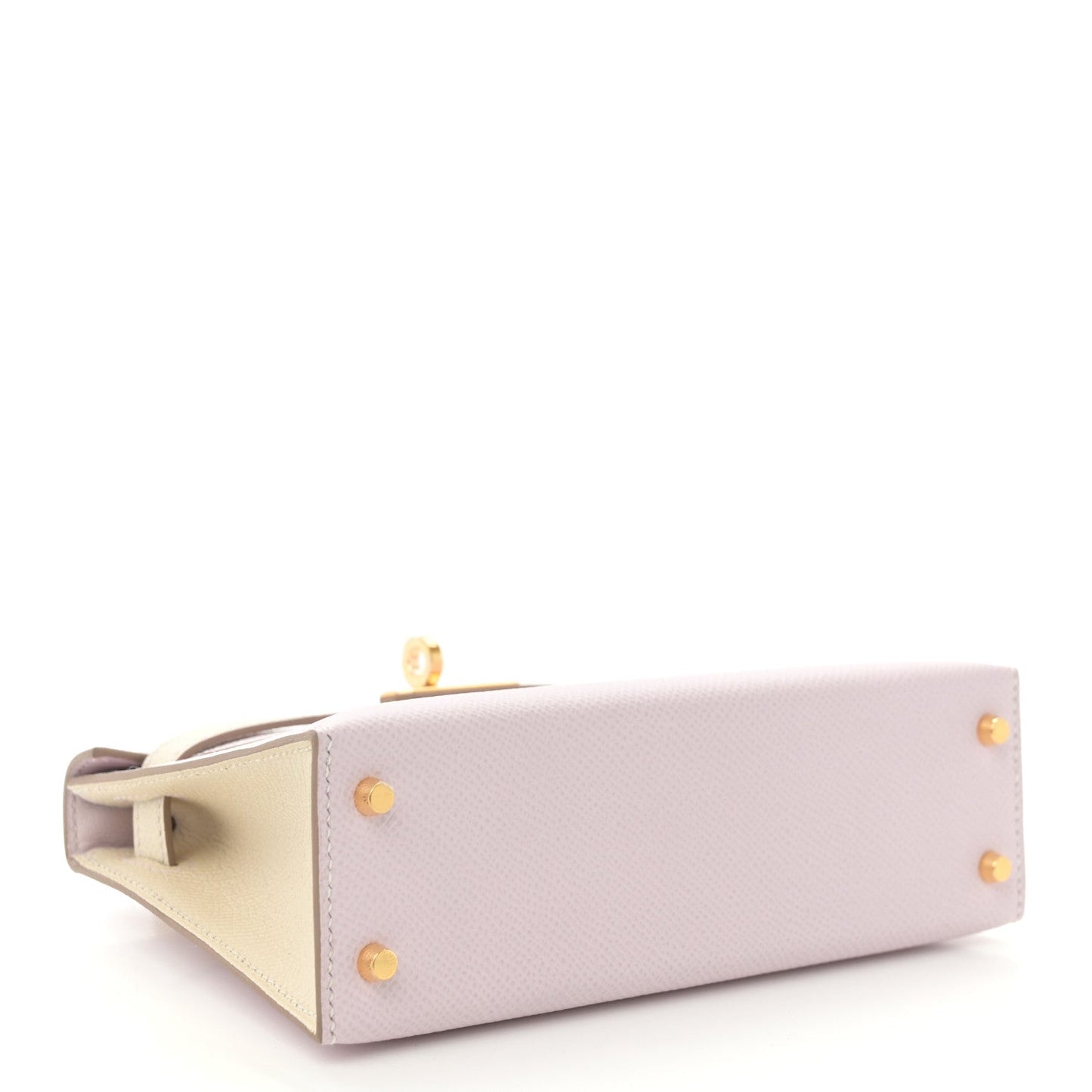 Epsom Horseshoe Mini Kelly Sellier 20 Mauve Pale Craie