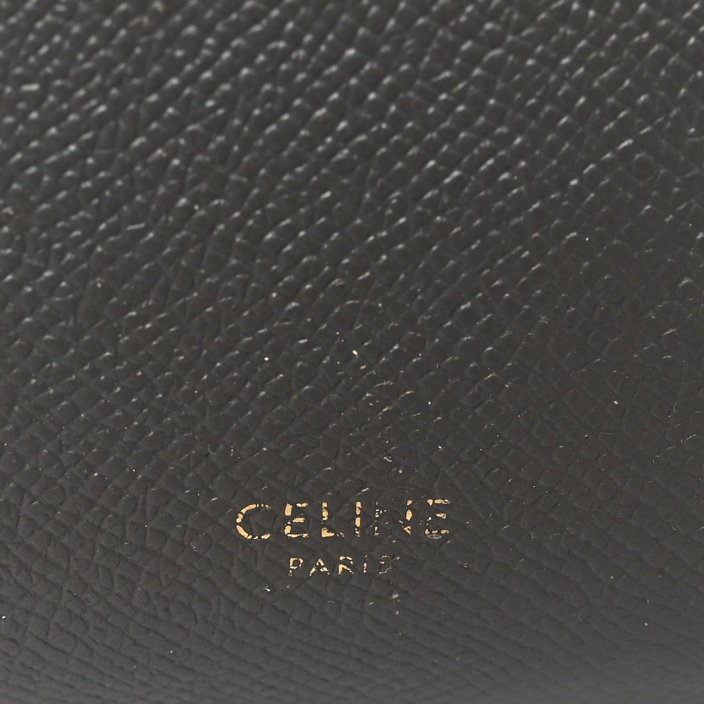Grained Calfskin Nano Belt Bag Grey