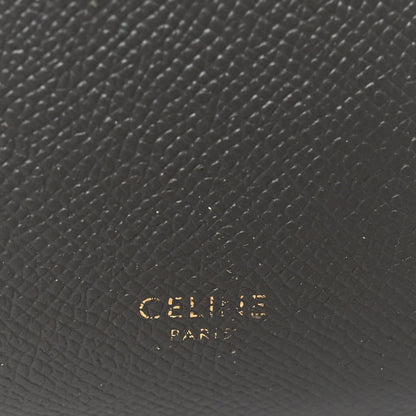 Grained Calfskin Nano Belt Bag Grey