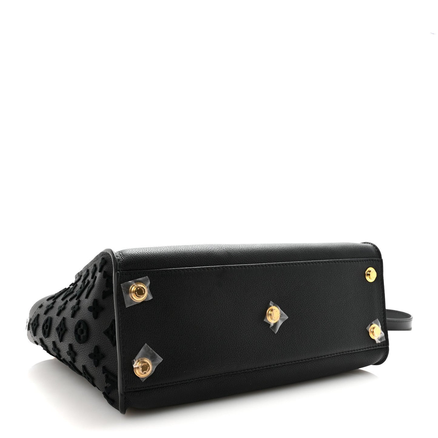 Calfskin Monogram Tufting On My Side Black