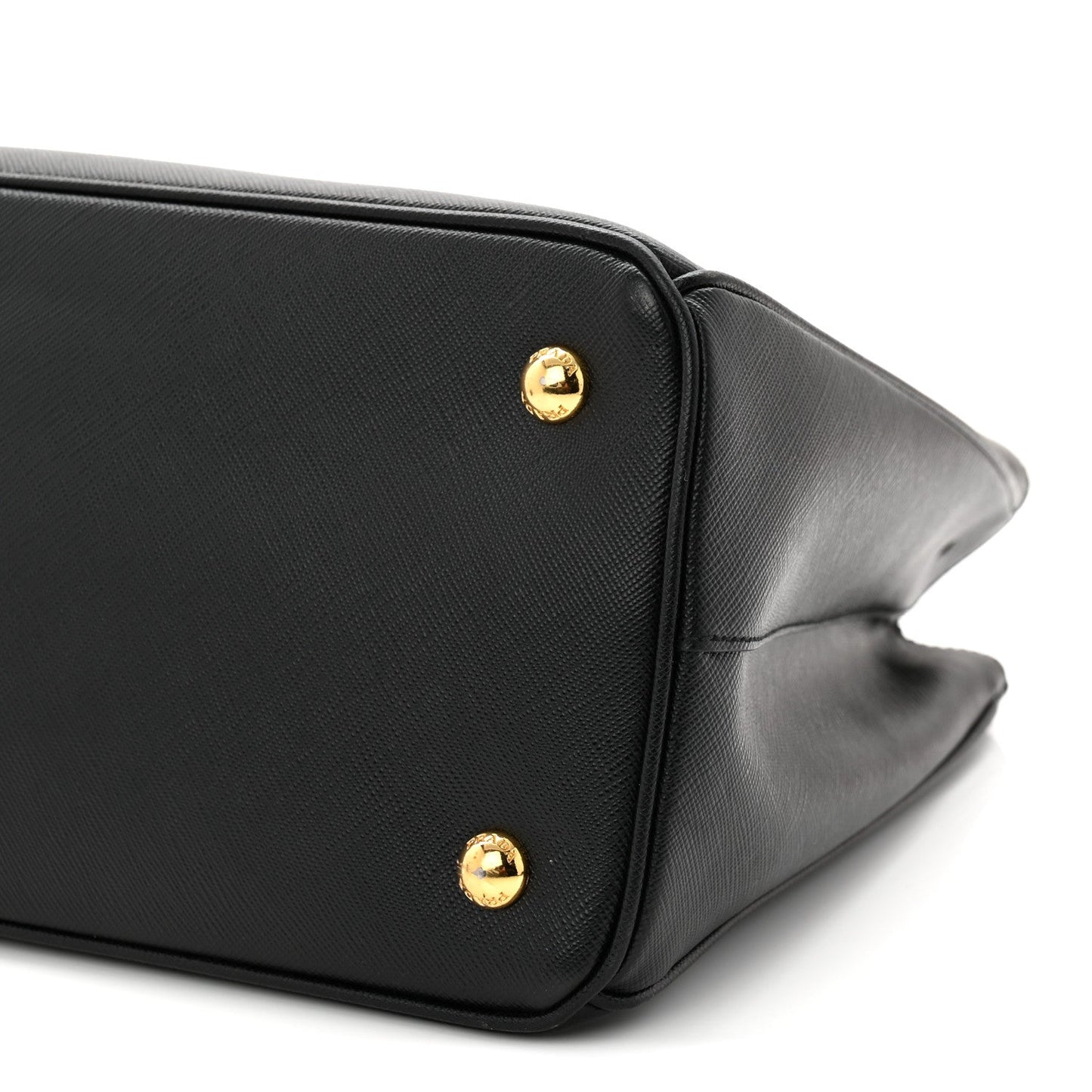 Saffiano Lux Medium Tote Black