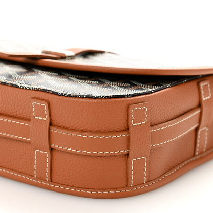 Goyardine Belvedere II PM Messenger Bag Black Gold