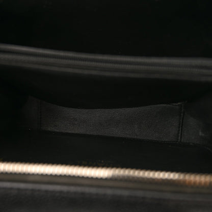Caviar Quilted Medium CC Filigree Vanity Case Black