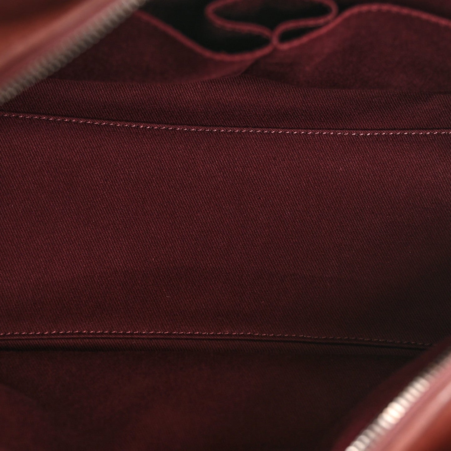 Calfskin Diamond Embossed Large CC Zip Shopping Tote Burgundy