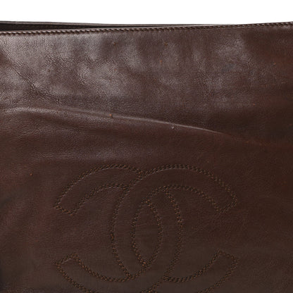 Lambskin CC Tassel Shoulder Bag Brown