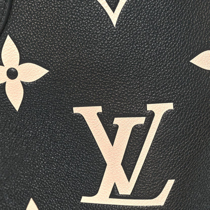 Empreinte Monogram Giant Neverfull MM Black Beige