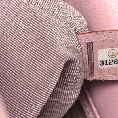 Lambskin Quilted Medium Chanel 19 Flap Light Pink