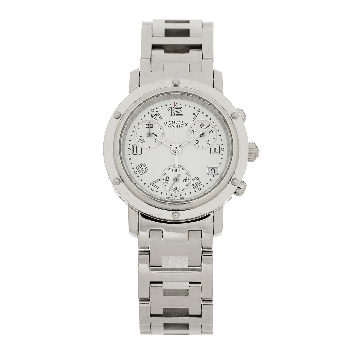 Stainless Steel 31mm Clipper Chronograph Quartz Watch