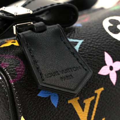 LV X TM Monogram Multicolor Nano Speedy Black