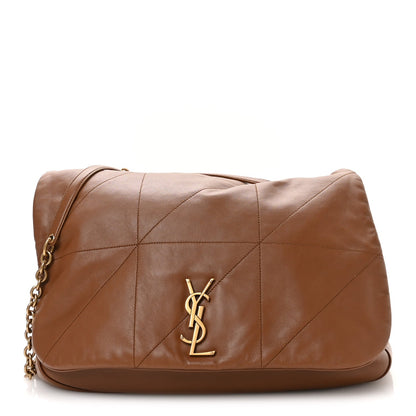 Lambskin Matelasse Monogram Large Jamie 4.3 Light Fox