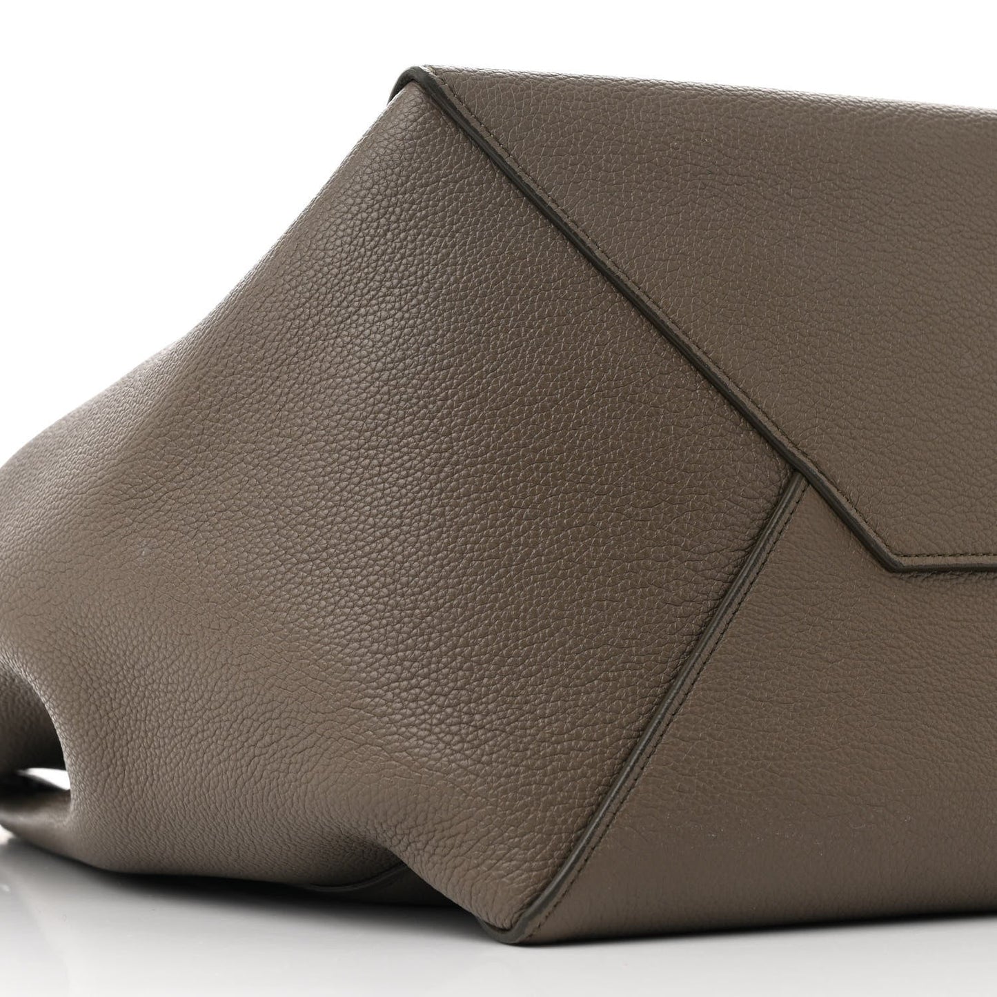 Soft Grained Calfskin Small Belt Cabas Phantom Grey