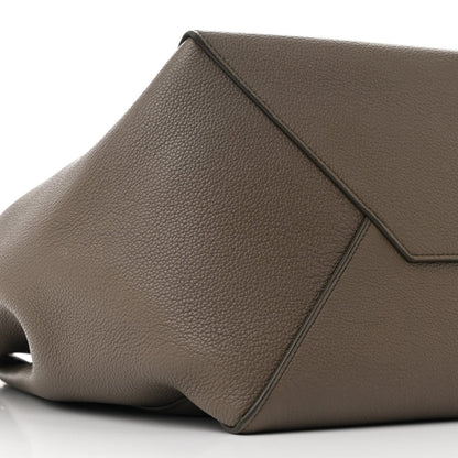 Soft Grained Calfskin Small Belt Cabas Phantom Grey