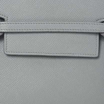 Grained Calfskin Nano Belt Bag Mineral