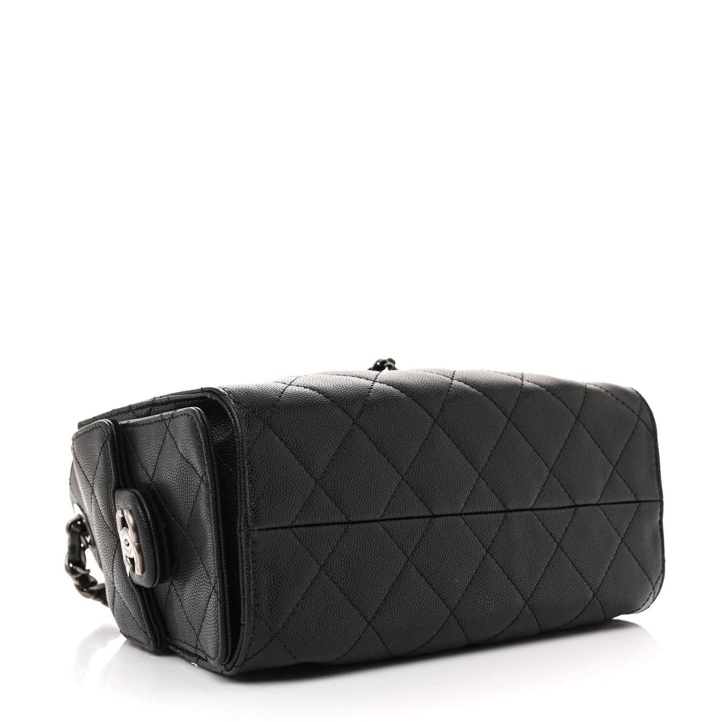 Caviar Quilted Mini Chanel 25 Handbag Black