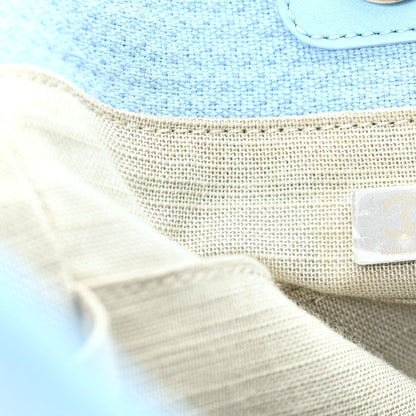 Mixed Fibers Medium Deauville Tote Light Blue