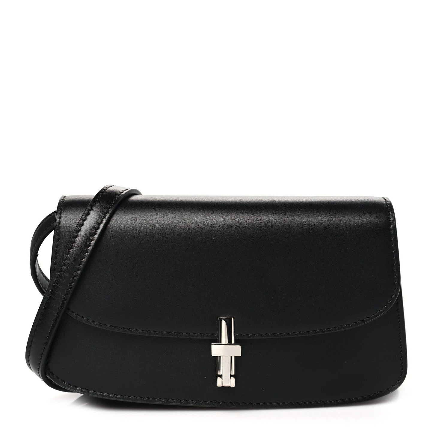 Smooth Calfskin The Sofia E/W Crossbody Black