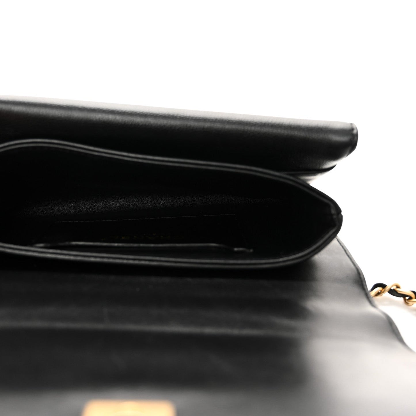 Caviar Quilted Mini Top Handle Flap Black