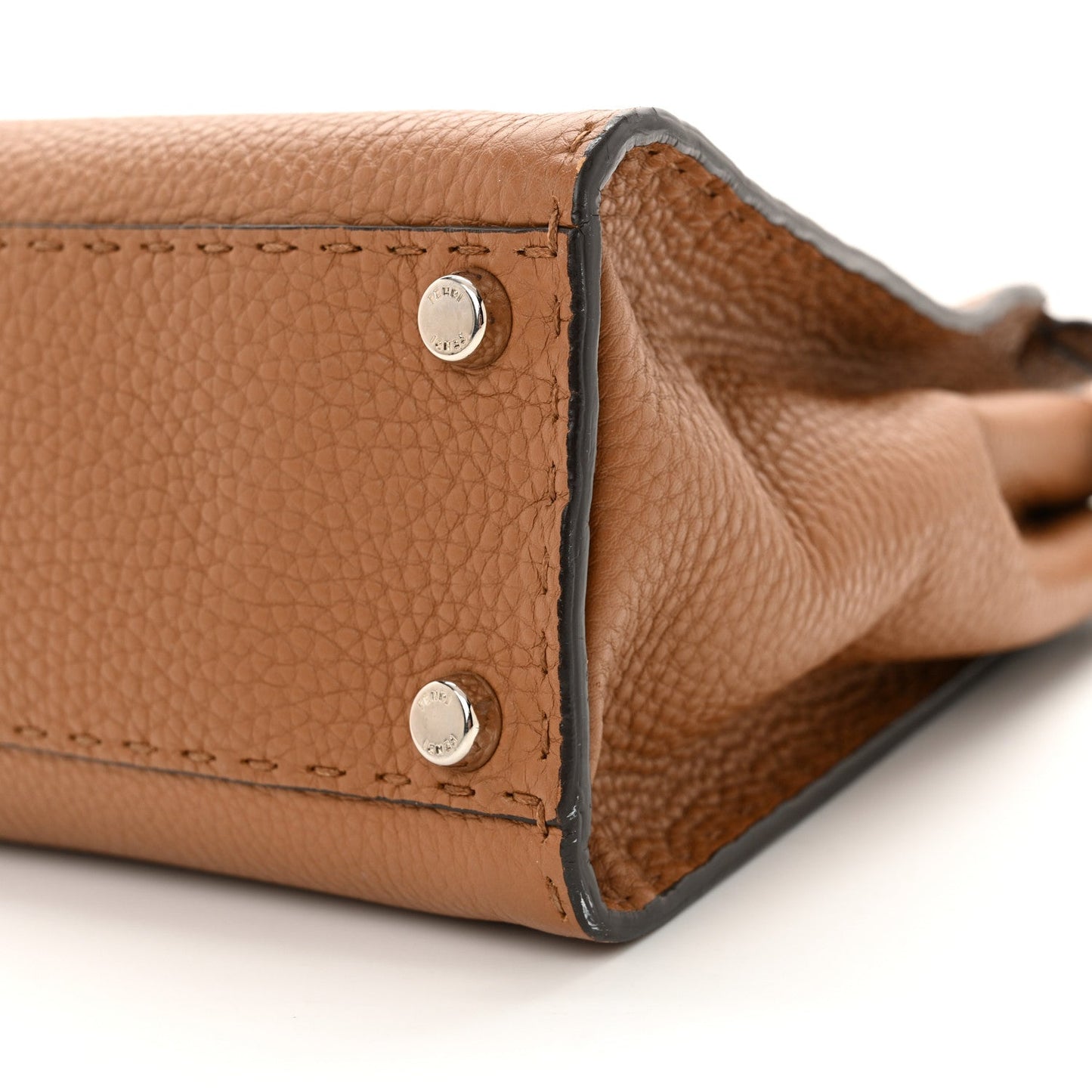 Cuoio Romano Selleria Bi-Color Medium Peekaboo Iconic Satchel Mou Deserto