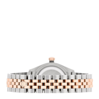 Stainless Steel 18K Everose Gold Diamond 28mm Oyster Perpetual Datejust Watch Chocolate 279171
