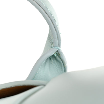 French Calfskin Maxi Intrecciato Small Arco Pale Blue