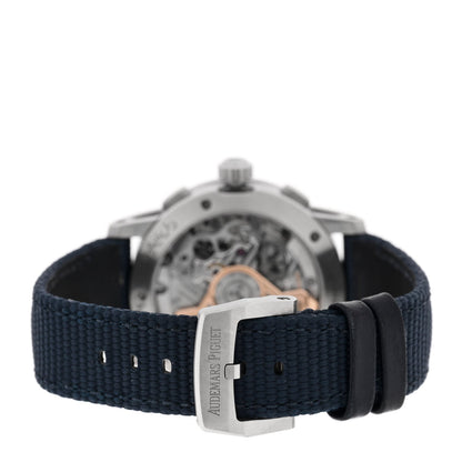 Stainless Steel Fabric 41mm Code 11.59 Automatic Watch Blue 26393ST.OO.A348KB.01