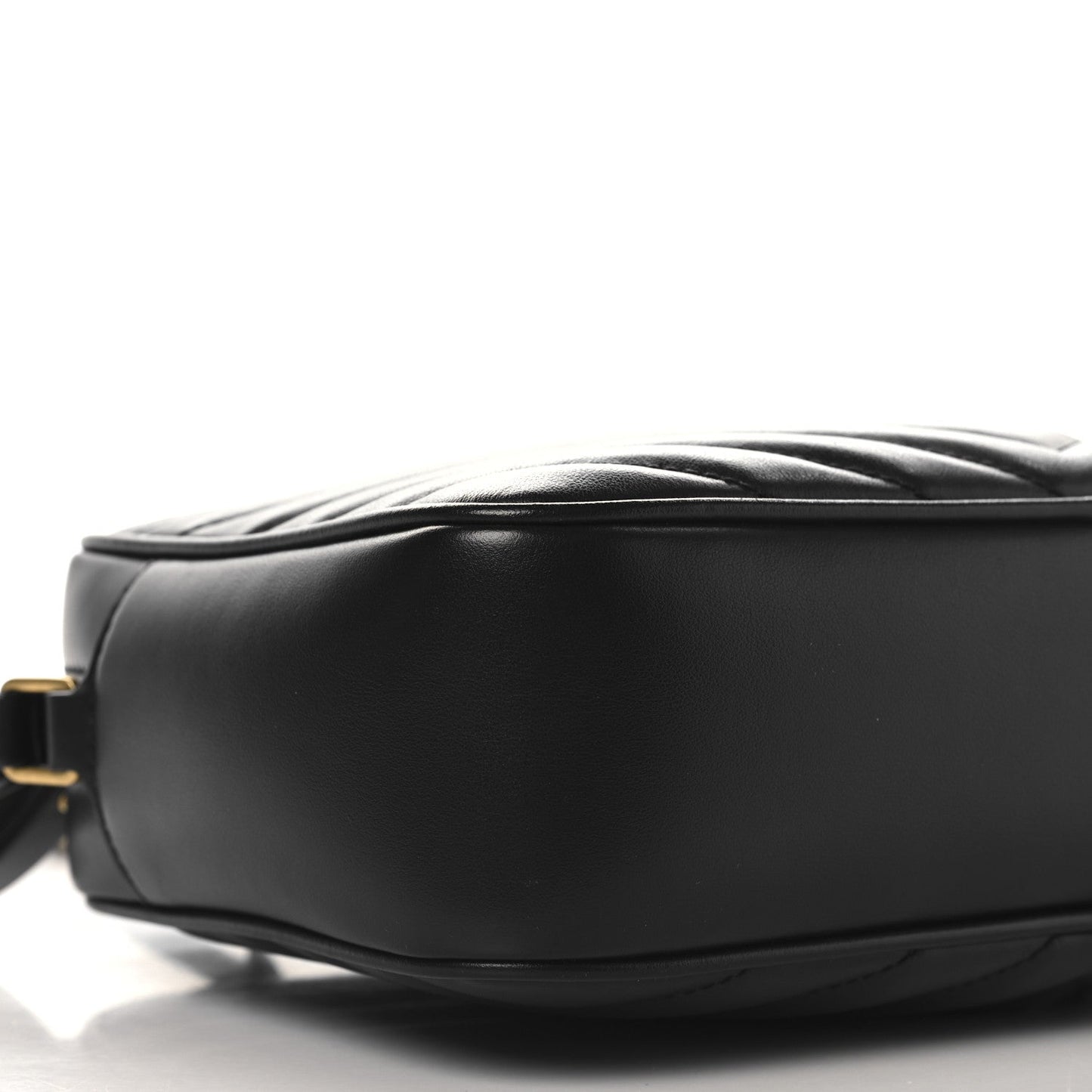 Calfskin Matelasse Monogram Lou Camera Bag Black