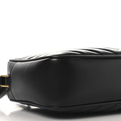 Calfskin Matelasse Monogram Lou Camera Bag Black