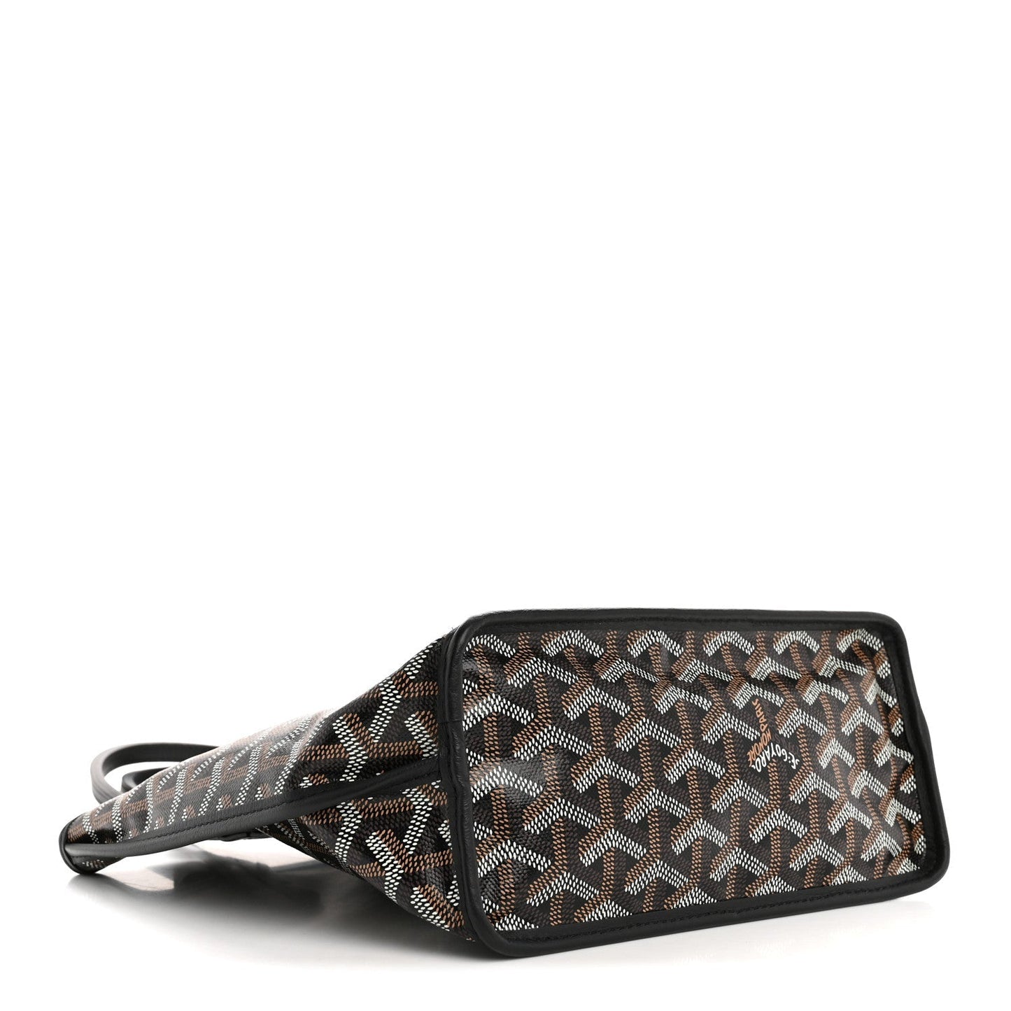 Goyardine Reversible Mini Anjou Black
