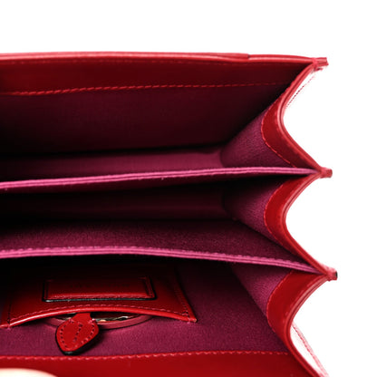 Calfskin Serpenti Forever Top Handle Red