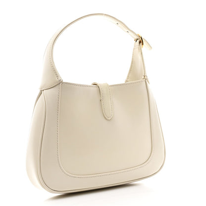 Boarded Dyana Lux Calfskin Mini Jackie 1961 Hobo Mystic White