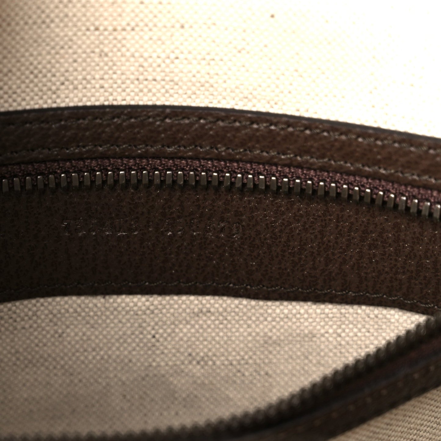 GG Supreme Monogram Web Small Ophidia Half Moon Hobo Brown
