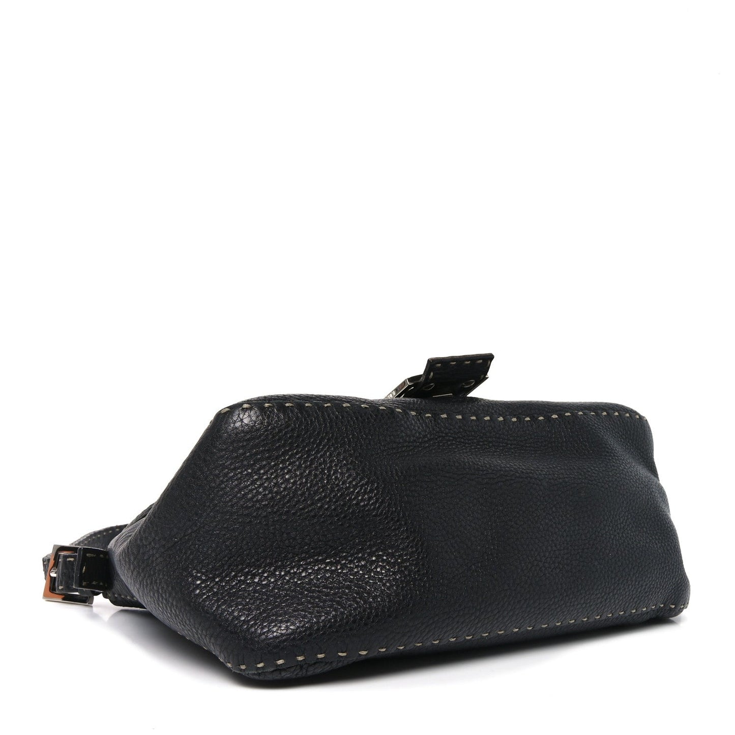 Calfskin Romano Selleria Forever Mama Baguette Black