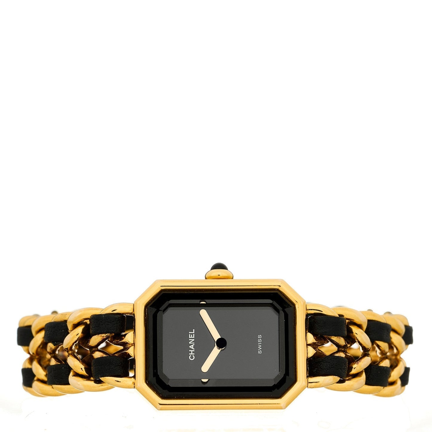 Stainless Steel Lambskin 20mm Chain Premiere Quartz Watch Gold M