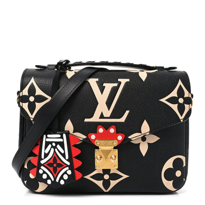 Empreinte Monogram Giant Crafty Pochette Metis Black Creme