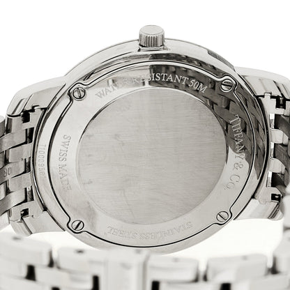 Stainless Steel Black Mother of Pearl 37mm Mark Quartz Watch