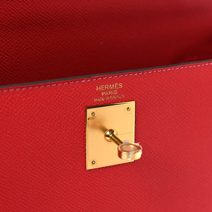 Epsom Kelly Sellier 32 Rouge Casaque