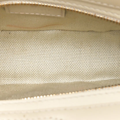 Calfskin Mini Moon Side Shoulder Bag Ivory