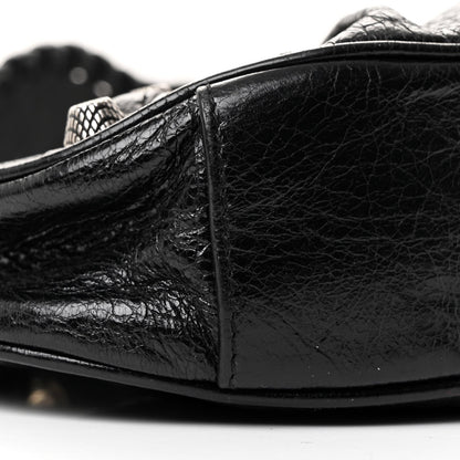 Agneau Arena Le Cagole Shoulder Bag XS Black