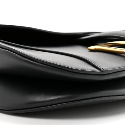 Calfskin Saddle Bag Black