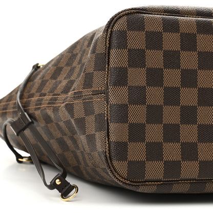 Damier Ebene Neo Neverfull MM Rose Ballerine
