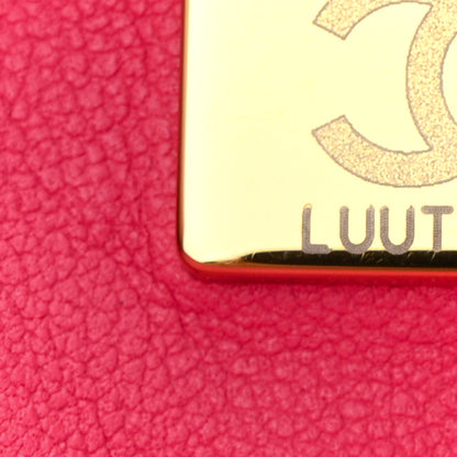 Lambskin Quilted Waist Bag Fanny Pack Pink