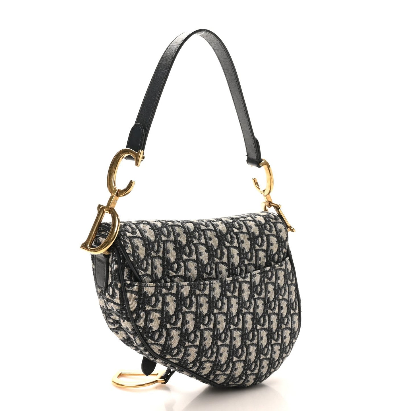 Oblique Saddle Bag Blue