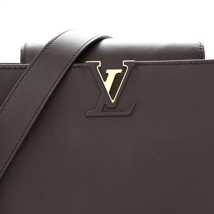 Smooth Calfskin Capucines MM Souple Chocolate