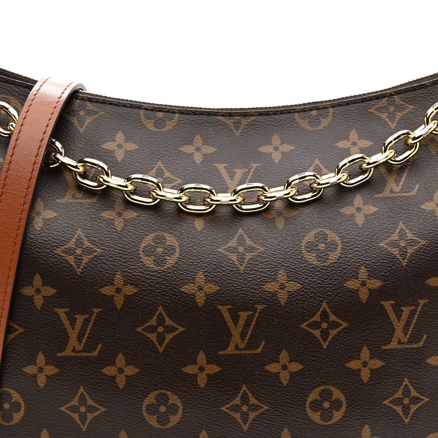 Reverse Monogram Loop Hobo