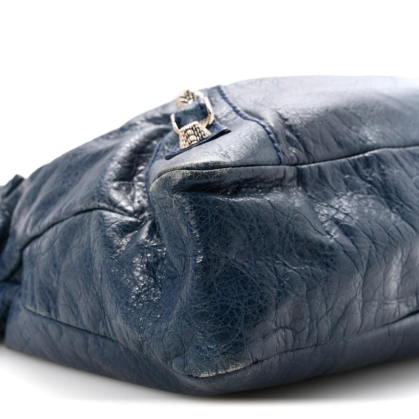 Agneau Giant 12 Silver Hardware Town Bleu Mineral