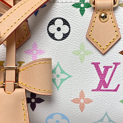 LV X TM Monogram Multicolor Nano Speedy White